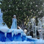 The Frozen float is now at Disneyland