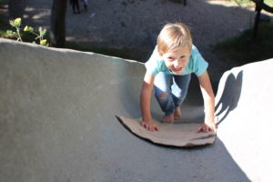Concrete Slide at Dorothy Bolte Park