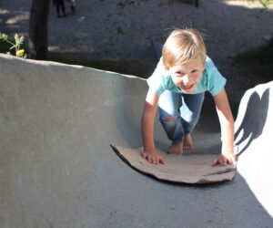 Concrete Slide at Dorothy Bolte Park