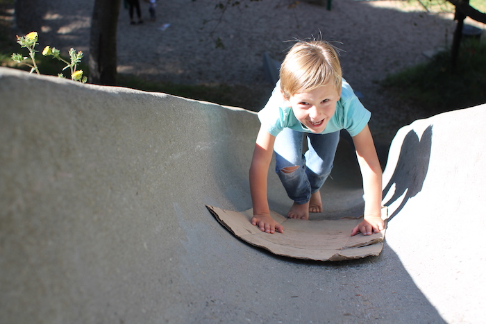 Concrete Slide at Dorothy Bolte Park