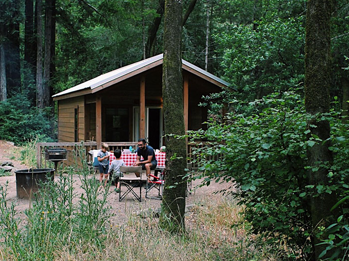 Samuel Taylor Park Cabin Camping