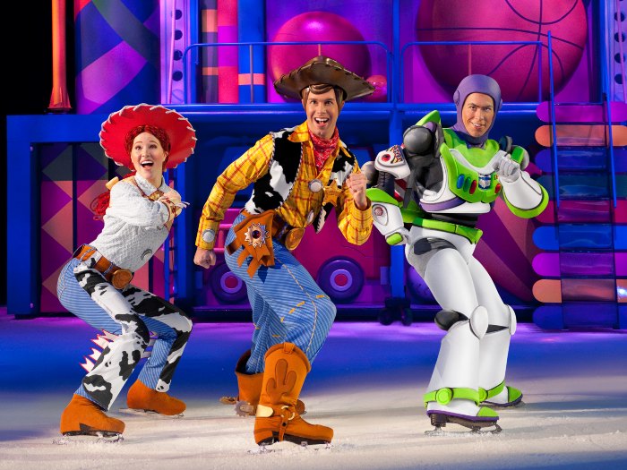 Disney on ice performance with Toy Story characters