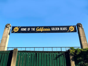 banner that reads Home of the California Golden Bears