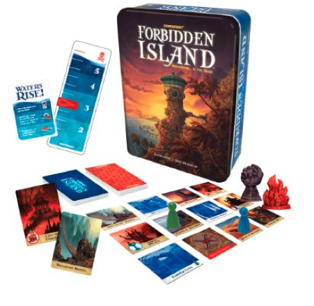 Cooperative family game that teaches math skills: Forbidden Island