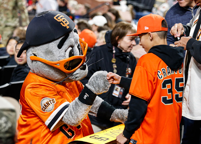 Lou Seal, Giant's Mascot
