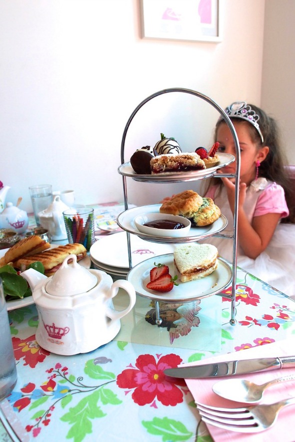 The nursery tea at Crown & Crumpet