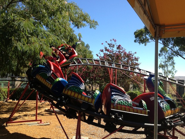 Pixieland dragon coaster