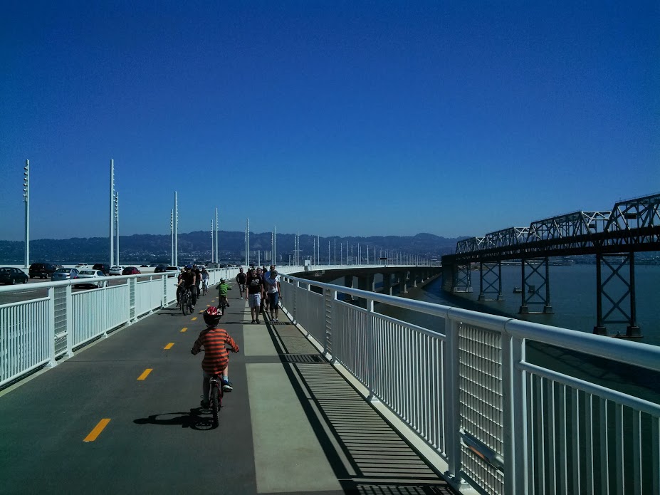 Biking the Bay Bridge with kids