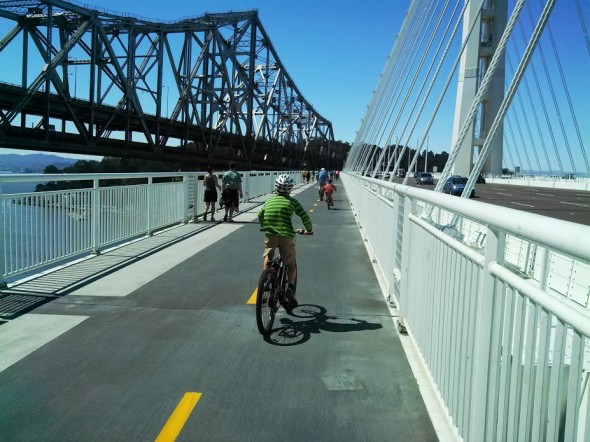 Biking the Bay Bridge with kids