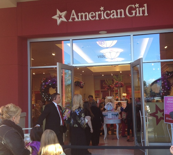 The American Girl Store in Palo Alto