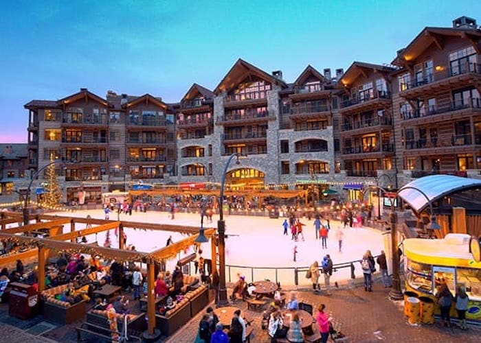 Northstar Village ice skating rink