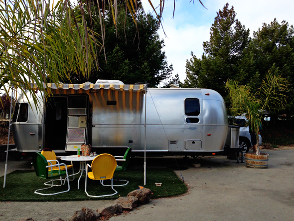 Ing An Airstream Near Monterey Or