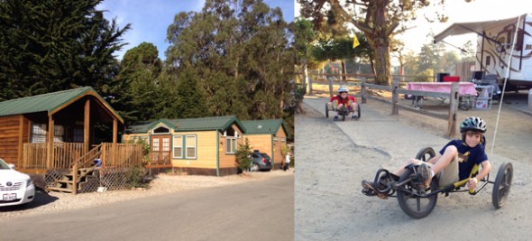 KOA Campground Watsonville rents bikes in all shapes