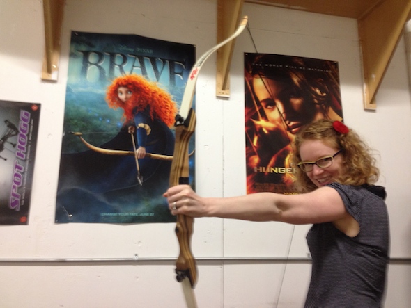 Fat Shafts Archery, bringing out my inner Katniss