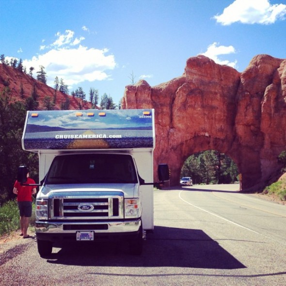 Driving an RV to Zion