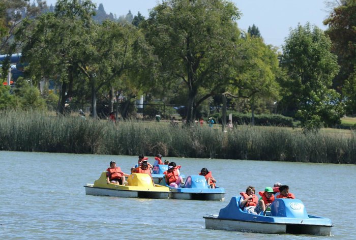 Profile: Fremont's Central Park 2 Fremont's Central Park has boating for kids on Lake Elizabeth