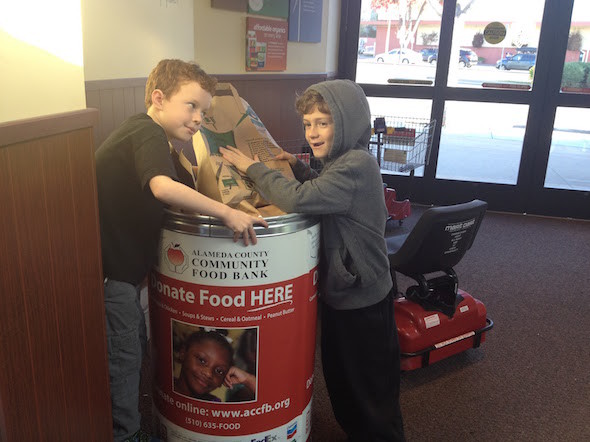 Teaching kids to be charitable