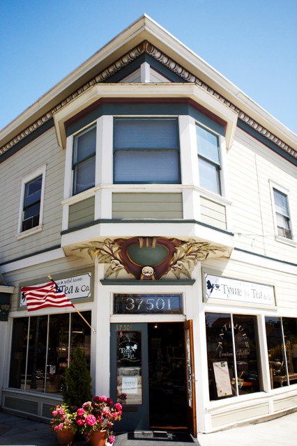 Tyme for Tea & Co. in Fremont's historic Niles district.