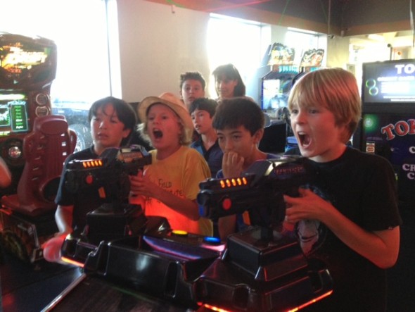 Q-zar Arcade Laser tag birthday party in Concord