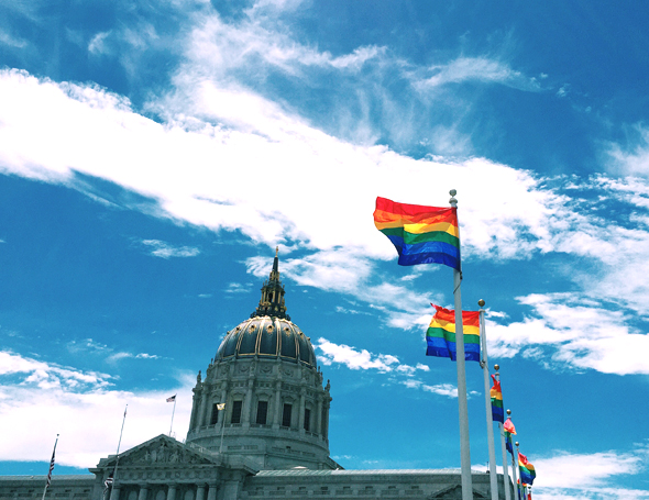 pride flags sf