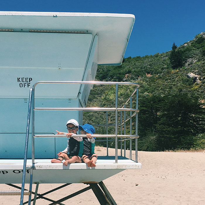Stinson Beach lifeguard stand