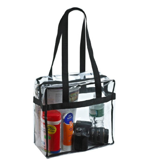 Clear tote bags are the only bags you can bring to Cal football games