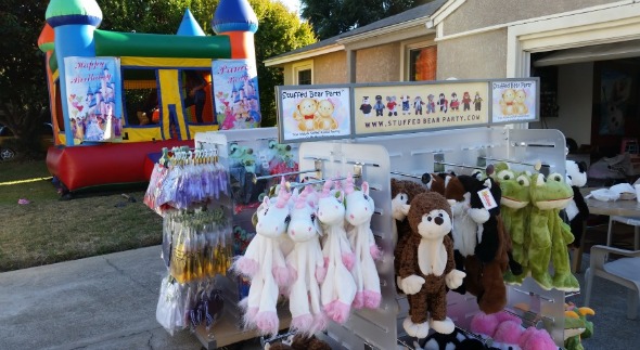Stuffed Bear birthday parties based out of San Ramon 
