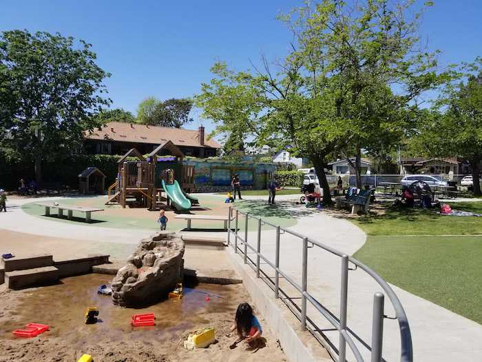 Park profile: Totland in Berkeley 5 Totland water play area Berkeley