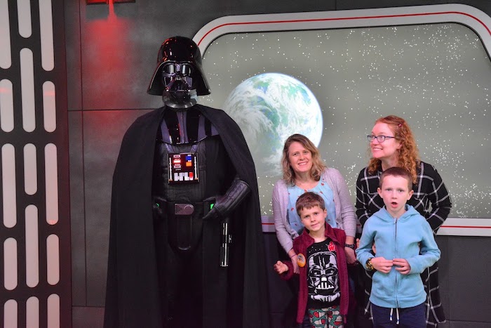 Star Wars at Disneyland: Galaxy's Edge 9 Darth Vader character meetup