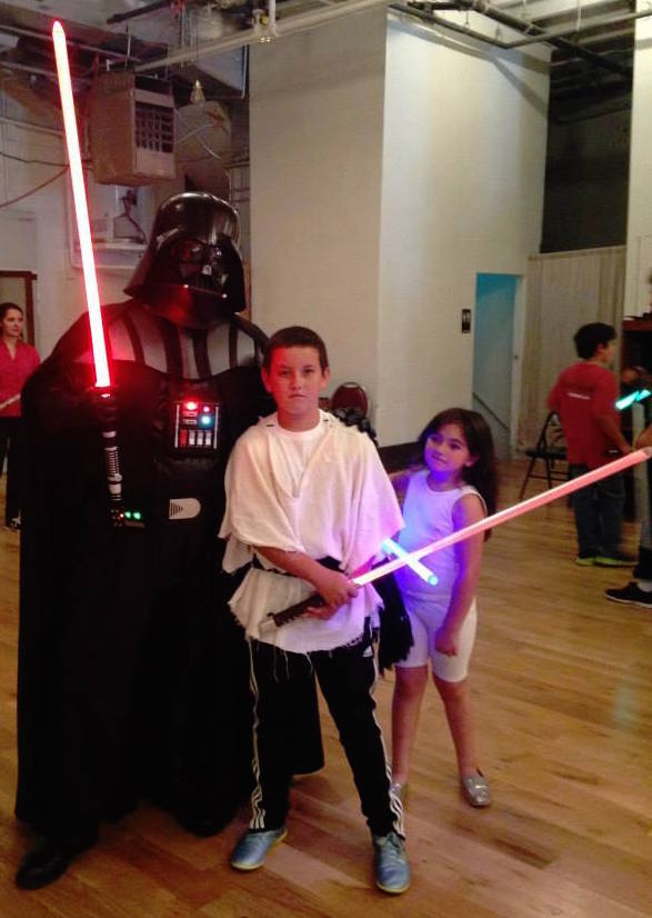 Golden Gate Knights Star Wars lightsaber training