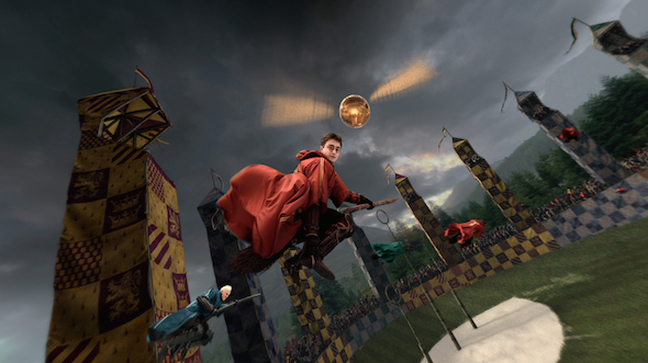 3-D Harry Potter Forbidden Journey ride at Universal Hollywood