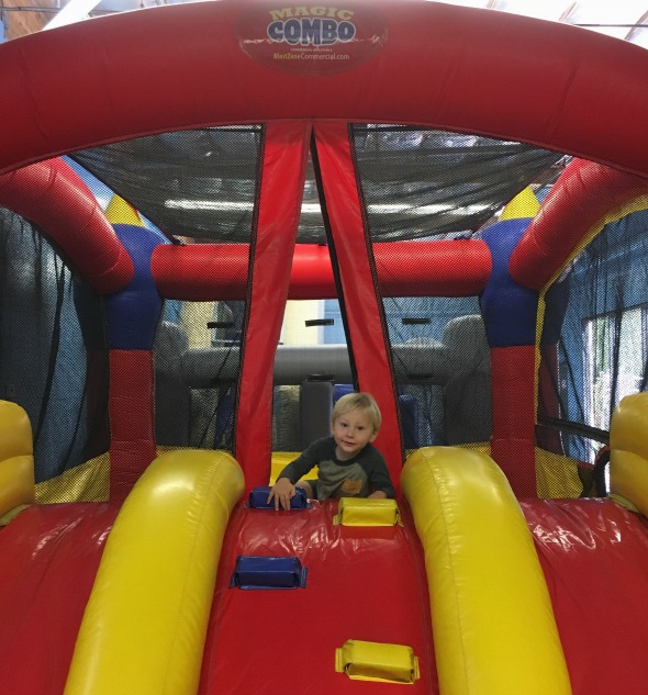 Mel's Play Place has an inflatable slide