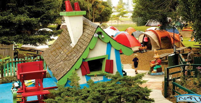 tents in fairyland overnight