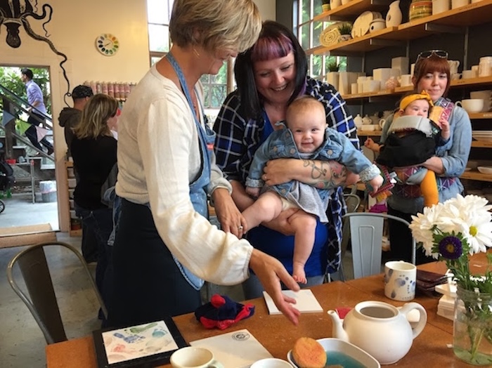 Baby's Day Out at Brushstrokes