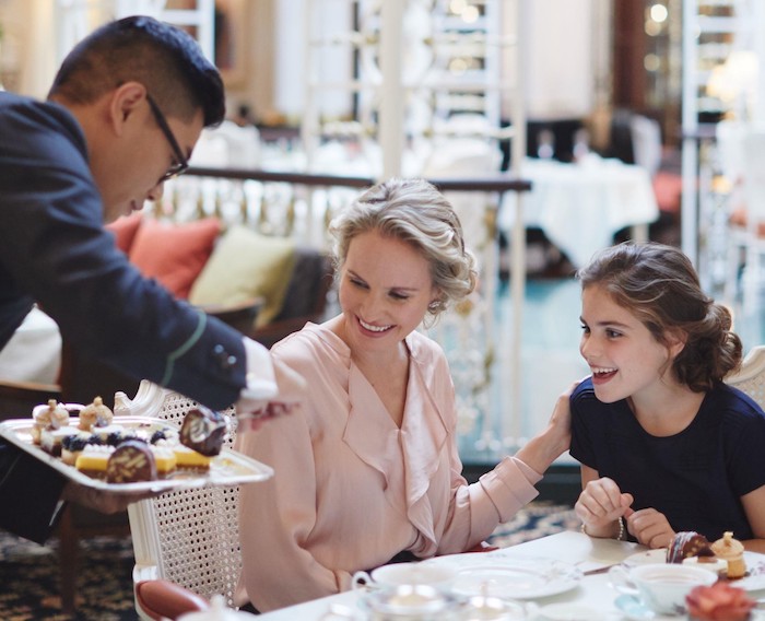 Christmas tea in the Bay Area sponsored by Claremont Hotel