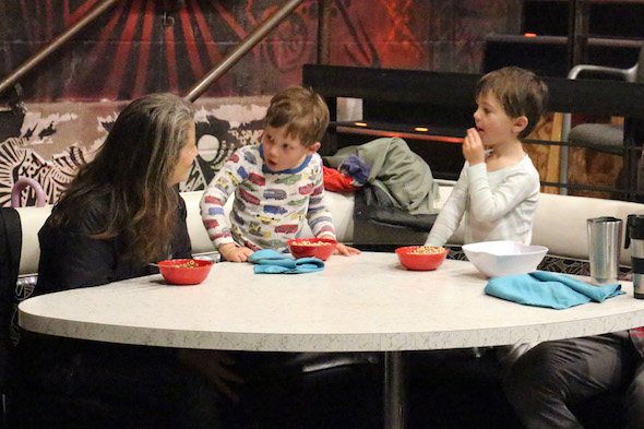 Cereal Cinema at the New Parkway in Oakland