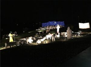 hillside nativity in el cerrito with life size characters