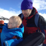 Sledding with toddler at Lake Tahoe