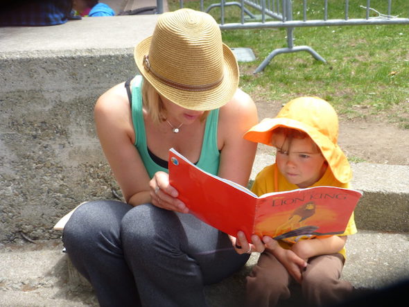 Reading together at Bay Area Book Festival