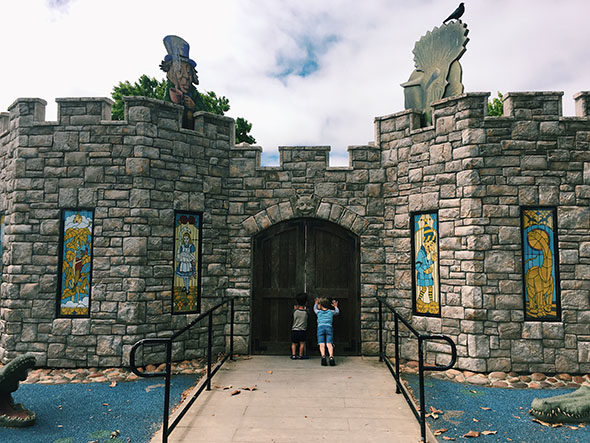 Vallejo playground castle gate