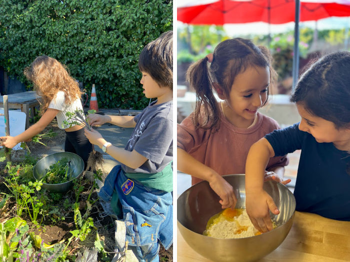 Garden and Cooking class at Golestan School