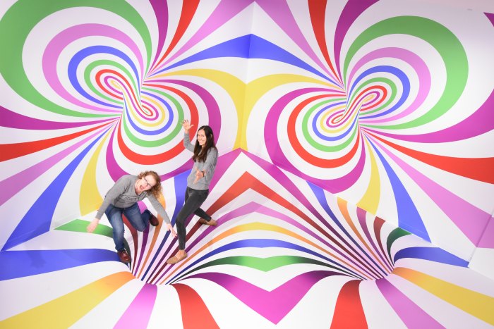 Magical photo backdrops at Candytopia SF