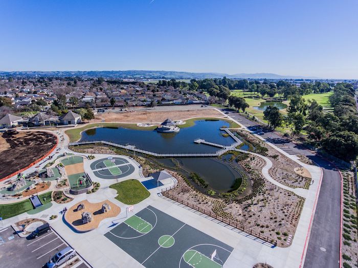 San Lorenzo Community Park | Overhead view provided by Hayward Rec