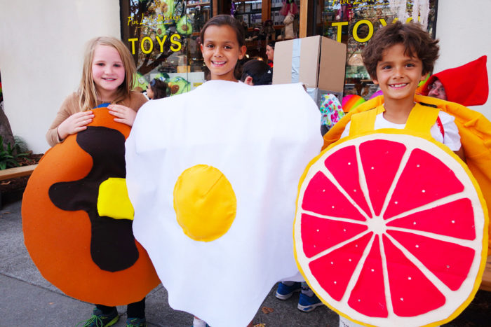 What to Do With Kids on Berkeley's Fourth Street 7 kids in costume