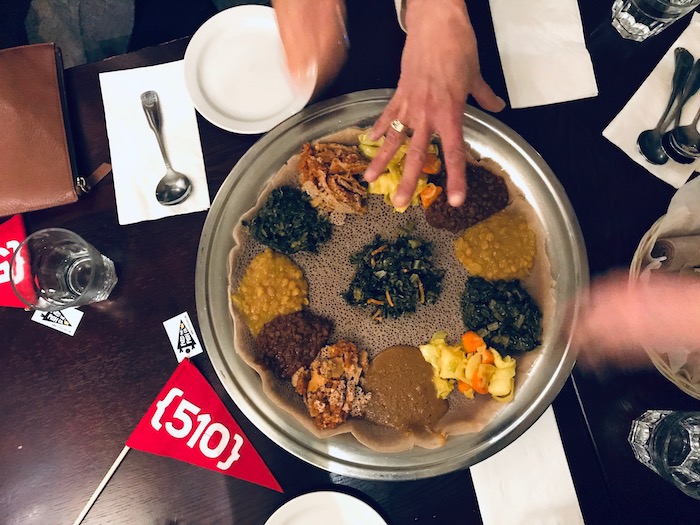 Edible Excursions Temescal tour stop at Abesha Ethiopian