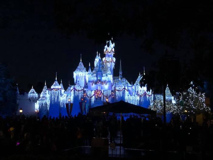 xmas lights Disneyland