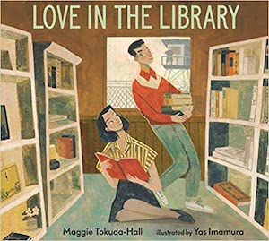 book cover love in the library aapi
