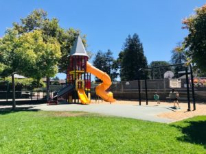 playground and grassy field