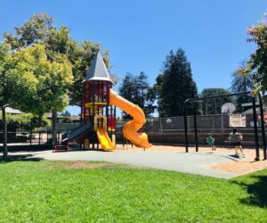 playground and grassy field