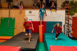 Athletic playground obstacle course ages 7 to 12